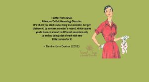 AttentionDeficityGenealogyDisorder