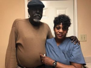 Sherry Davis and Clarence Celestine