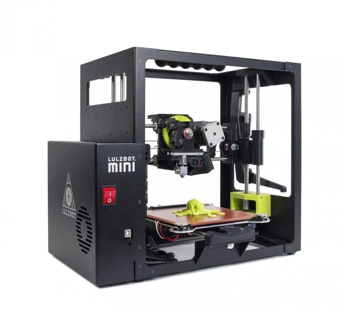 image of a Lulzbot Mini 3D printer