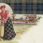 Scottish Clanswoman Playing Croquet