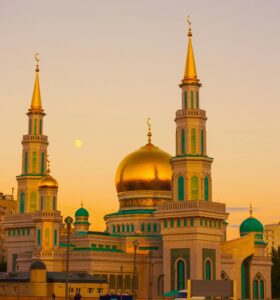 Russian Mosque at Sunset