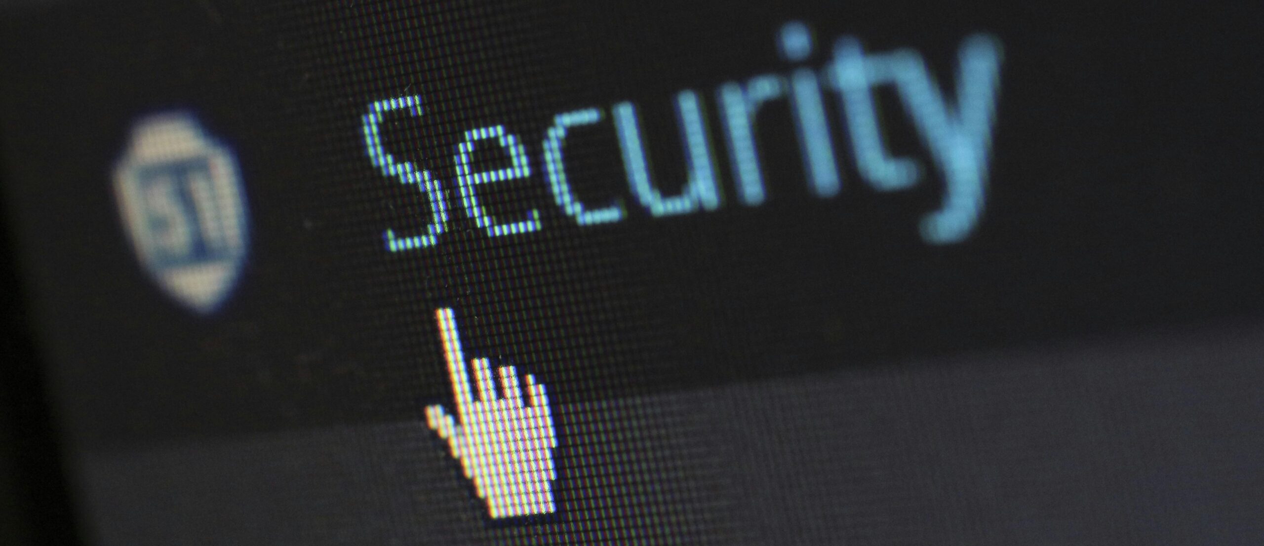 Security Icon with Mouse Hand