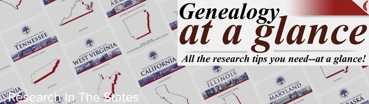 Genealogy at a Glance & the Research in the States Series Icons