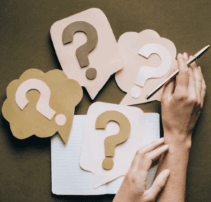 Person Answer Question Marks