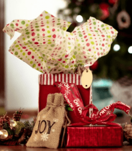 Presents in Bags under a Tree