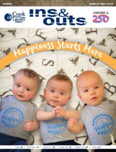 Cover of the Spring Ins and Outs newsletter.